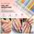 36 Colors Nail Art Pens Set, 3D Nail Polish Pens Quick-Drying Acrylic Paint Markers For Nail Art Drawing Painting Nail Point Dotting Liner Pen, Nail Design Kit Manicure Tools Home & Salon DIY