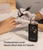 MelodySusie Advanced Clip-On High-Efficiency Rechargeable Nail Drill with Lightweight Handpiece, SM200F 35000RPM E-File with Long Battery Life for All Manicure Shaping&Gel Removal for Home & Salon Use