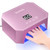Lavinda 54W UV LED Nail Lamp – Plug-in Gel Nail Light with LCD Display, 4 Timers, Auto Sensor, Dual Wavelength, Nail Dryer for Home & Salon Pink
