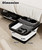 OOAMBB Collapsible Foot Spa with Heat, Bubble and Temp Control, Remote, Foot Bath Massager with XL Touch Screen and Massage Rollers, Foot Soaking Tub, Pedicure Foot spa for Stress Relief (Black)