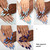 APRÉS Gel Couleur Combo Set, 5 Color Gel Nail Polish, Bright Nude Pastel Colors with Brush-X Nail Art Brush, 2024 Edition (Sky to Sea)