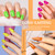JR 9pcs 0.5oz Neon Gel Nail Polish Set Including Red Pink Nude Blue Orange Profesional Gel Polish Kit Soak Off Polish Home DIY Soak Off UV LED Nail Gel Kit DIY Manicure