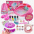 Kids Spa Day Kit for Girls, 42+ Piece Spa Toys with Waterfall Foot Spa, Nail Spa Kit, Pedicure and Manicure Accessories, Perfect Spa Kit for Girls Ages 6 7 8 9 10 11 12, Fun Birthday Gift