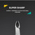 Rui Smiths Professional Cuticle Nippers | Precision Surgical-Grade Stainless Steel Cuticle Trimmer, French Handle, Double Spring, 4mm Jaw (Quarter Jaw)