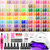 Gel Nail Polish Kit with Nail Lamp, Gel Nail Kit 55 Colors with Base Matte&Glossy Top Coat Soak Off Nails Supplies Manicure Set