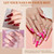 Gel Nail Polish Kit with Nail Lamp, Gel Nail Kit 55 Colors with Base Matte&Glossy Top Coat Soak Off Nails Supplies Manicure Set