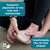 Gait Happens Toe Spacers – Realign, Rebalance & Restore Natural Foot Shape & Alignment - For Bunions, Hammer Toes, Plantar Fasciitis, Better Balance (Large)