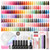 phoenixy 86Pcs Gel Nail Polish Kit with U V Light and Nail Drill, 44 Color Gel Polish Starter Kit with 6pcs Top Base Coat Manicure Tools Complete Nail Set Gifts for Women