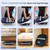 UNIFULL Collapsible Foot Bath Spa with Heat, Remote Control, Massage Rollers, Bubble, Foot Pedicure Kit, Red Light, Pedicure Foot Spa, Foot Bath for Gifts