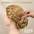 80% Real Hair Mannequin Head Training Head Manikin Cosmetology Doll Head for Hairdresser Practice Braiding Hair Styling with Clamp stand 26-28inch