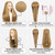 80% Real Hair Mannequin Head Training Head Manikin Cosmetology Doll Head for Hairdresser Practice Braiding Hair Styling with Clamp stand 26-28inch