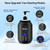 Massage Oil Warmer Bottle Professional Electric Lotion Digital Heater for SPA, Automatic Lotion Cream Oil Warmer Heated for Salon, Barber Shops, Home, with Two Bottle Dispenser (Black)