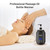 Massage Oil Warmer Bottle Professional Electric Lotion Digital Heater for SPA, Automatic Lotion Cream Oil Warmer Heated for Salon, Barber Shops, Home, with Two Bottle Dispenser (Black)