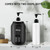 Massage Oil Warmer Bottle Professional Electric Lotion Digital Heater for SPA, Automatic Lotion Cream Oil Warmer Heated for Salon, Barber Shops, Home, with Two Bottle Dispenser (Black)