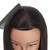 Traininghead 20-22" Female 100% Human Hair Mannequin Head Hair Styling Training Head Cosmetology Manikin Head Doll Head for Hairdresser with Free Clamp (Black)