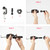 Traininghead 20-22" Female 100% Human Hair Mannequin Head Hair Styling Training Head Cosmetology Manikin Head Doll Head for Hairdresser with Free Clamp (Black)