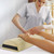 Saloniture Jumbo Half Round Massage Table Bolster Under-Knee Pillow Pad - 26 x 9 x 4.5 Inch - Cream