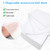 200Pcs Disposable Massage Table Sheets 31.5" x 71" Non-Woven Fabric Bed Covers for Ultimate Hygiene and Comfort in Massage, Tattoo, and Spa Treatments, Breathable and Durable Sheets(White)