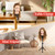 Mannequin Head with 80% Real Human Hair with Tripod Stand - 28" Cosmetology Manikin Doll Head for Hair Styling, Hairdressing Training Head for Braiding Practice Suitable for Hair Extensions