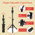 Mannequin Head with 80% Real Human Hair with Tripod Stand - 28" Cosmetology Manikin Doll Head for Hair Styling, Hairdressing Training Head for Braiding Practice Suitable for Hair Extensions