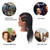 18 Inch 100% Real Hair Mannequin Head Training Head Manikin Cosmetology Doll Head for Hairdresser Practice Braiding Hair Styling with Clamp stand