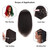 18 Inch 100% Real Hair Mannequin Head Training Head Manikin Cosmetology Doll Head for Hairdresser Practice Braiding Hair Styling with Clamp stand