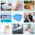 200 Pcs Disposable Bed Sheets 31" x 71" Massage Table Sheets Non Woven Fabric SPA Bed Cover Breathable for Massage Beauty Tattoos (200 Pcs Blue-2)