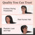 YODIDI Mannequin Head with 100% Human Hair, Manikin Head Human Hair Cosmetology Doll Head for Hair Styling Hairdresser Practice Braiding with Table Clamp Stand and Tools (16 inch + tripod)