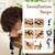 African Mannequin Head with 100% Human Hair Mannequin Head Curly Cosmetology Manican Mannequins Heads with Stand for Display Practice Braiding Styling Training Head Hair Styling