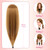 Mannequin Head Human Hair - 28 Inch Cosmetology Makeup Manikin Doll Head with 80% Real Hair, Hairdressing Practice Braiding Training Head for Hair Styling with Table Clamp #27
