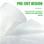 Platonee Disposable Non-Woven Bed Sheet 31" X 70", 50 Pcs of 1 Roll Spa Bed Waterproof Bed Cover, Massage Table Paper Roll for Massage, Spa, Tattoo and Exam Tables
