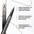 Anastasia Beverly Hills Microstroke Brow Pen - Waterproof Long-Wear Liquid Brow Definer with Superfine Brush Tip for Full-Looking Brows - Ebony