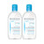 Bioderma Hydrabio DUO H2O Micellar Water Cleansing and Make-Up Removing for Dehydrated Sensitive Skin, 33.4 Fl Oz