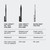 Clinique High impact Gel Tech Eyeliner | Waterproof, Smudge Resistant + Safe For Sensitive Eyes, Intense Black