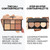 Smashbox The Cali Contour Palette | Six-Shade Contour Kit with Highlighter, Bronzer and Blush Powder for Face Contouring Makeup and Glow | Matte and Pearlescent Finishes, Light to Medium, 0.69 Ounce