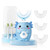 ELOTAME Kids Electric U Shaped Toothbrush - Axolotl Kids Cartoon Sonic Automatic Toothbrush with 6 Brush Heads Full Mouth 6 Cleaning Modes - Age2-15 Blue