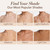 LUMINESS Transfer Resistant Airbrush Body Coverage Perfector/w Kabuki Brush - Tattoo Cover Up Makeup Waterproof Full Coverage Foundation for Leg and Body, Bronzer & Tattoo Concealer, 18-Hour Wear