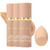 3PCS 4 in 1 Color Changing foundation Liquid with SPF 50 - Moisturizing Medium Full Coverage Concealer, Medium Spectrum Foundation Cream Moisturizing Nourishing,Waterproof & Sweatproof 1.41 FL.OZ*3