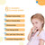 Kids Electric Toothbrushs U Shaped sonic Automatic Toothbrush with 4 Brush Heads, Six Cleaning Modes,Cartoon deer Modeling , full mouth toothbrush for baby