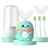 JIANLEJIA Kids Electric Toothbrush U Shaped Toddler Auto Sonic Toothbrushes with 5 Brush Head,Cartoon Dinosaur Ultrasonic Toothbrushes for Children 2-12 Years,360° Full Mouth Cleaning Automatic