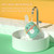 JIANLEJIA Kids Electric Toothbrush U Shaped Toddler Auto Sonic Toothbrushes with 5 Brush Head,Cartoon Dinosaur Ultrasonic Toothbrushes for Children 2-12 Years,360° Full Mouth Cleaning Automatic