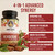 Ancient Bliss Berberine HCL 1200mg with Ceylon Cinnamon, Bitter Melon, and Green Tea Extract - 120 Capsules