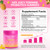 BURMINY Her Juicy Feminine Probiotics Gummies, Premium Feminine Balance Probiotics with Slippery Elm for Women's pH Balance and Freshness – Support Daily Wellness & Comfort 120 Pineapple Gummies