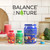 Balance of Nature Fruits & Veggies Supplements - Whole Fruit and Vegetable Ingredients for Women, Men, and Kids - 90 Fruits Capsules, 90 Veggies Capsules - 1 Set