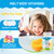 500 MG Calcium Supplement with Vitamin D3 & K2, Zinc, Magnesium & Prebiotics. Kids Vitamins for Kids' Height. Bone Strength, High Absorption, Orange Chewables, Gluten Free, 120 Tabs