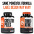 Crazy Muscle Creatine Monohydrate Pills, Premium 3 Type 5g Creatine Pills, Pre and PostWorkout & Keto Energy Builder, Easy to Take Three-Atine for Optimum Performance Men Women, 180 Tablets