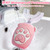 KAQINWX Kids U Shaped Electric Toothbrush for Age 2-12, Rechargeable Toddler Toothbrush with Smart Timer & 3 Clean Modes, Cat's Claw Design, IPX7 Waterproof, 3 Brush Heads & 360°Cleaning
