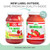 EverSmith Organics - Wildcrafted Irish Sea Moss Gel | Made in USA | Rich in Nutrients | Sea Moss Gel Raw | Jarred Vegetables & Fruits | Strawberry (1 Jar)