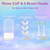 Geacker Kids Electric Toothbrush, U Shaped Toothbrush Kids Sonic Automatic Brush with Cup 5 Brush Head 6 Sonic Clean Modes IPX7 Waterproof Unicorn Design Rechargeable Smart Timer for Children 2-7