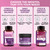 Intimate Rose Myo-Inositol & D-Chiro Inositol Blend - 40:1 Blend Ratio - Women's Daily Wellness Support - Vitamin D & Ashwagandha, 3 Bottles